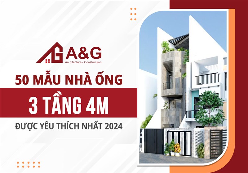 50+ Mẫu nhà ống 3 tầng 4m được yêu thích nhất 2024