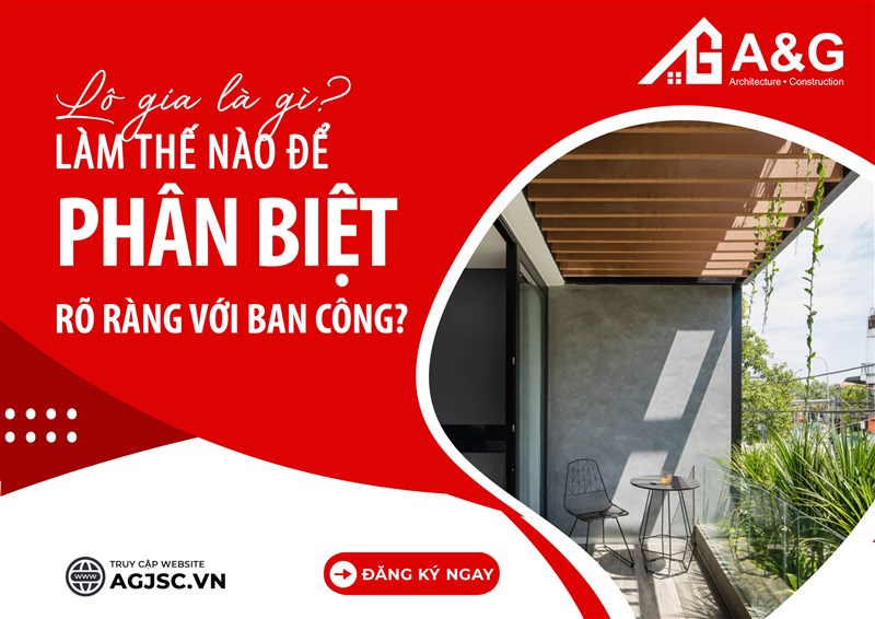 Lô gia là gì? Làm thế nào để phân biệt rõ ràng với ban công?