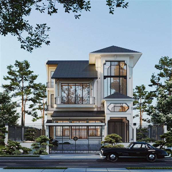 Top 30+ mẫu thiết kế biệt thự Indochine đậm chất hoài cổ