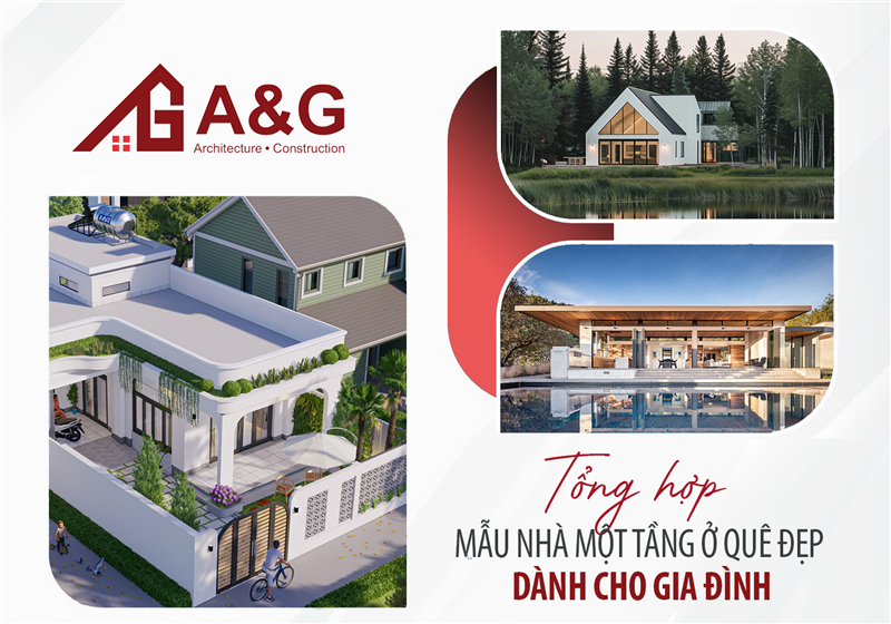 Những mẫu nhà 1 tầng ở quê đẹp và tiện lợi dành cho gia đình
