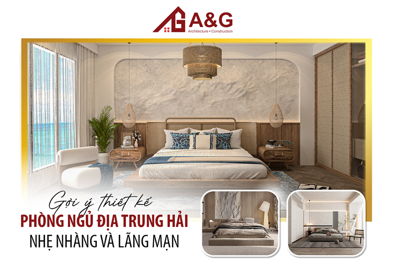 Gợi ý thiết kế phòng ngủ Địa Trung Hải nhẹ nhàng và lãng mạn