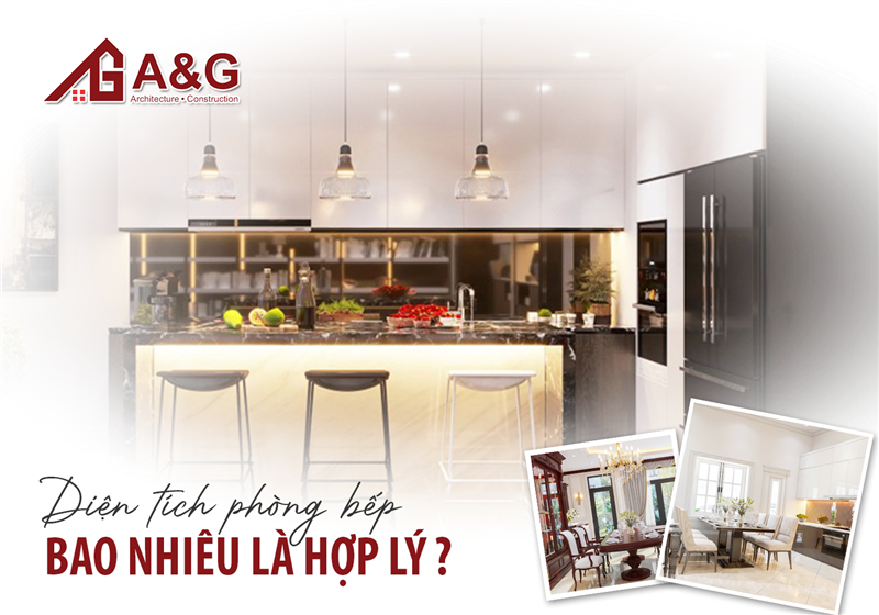 Diện tích phòng bếp bao nhiêu là hợp lý?