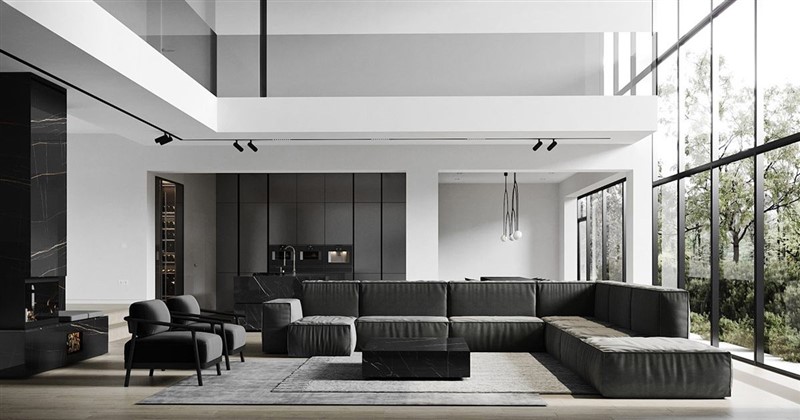 Tại sao phong cách trắng đen luôn có chỗ đứng trong thiết kế nội thất?
