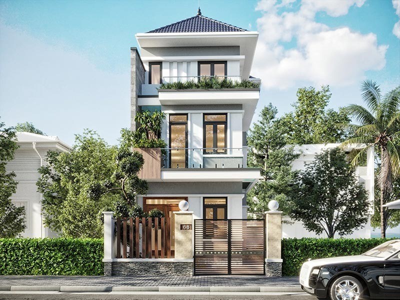 Nhà ngang 5m nên chọn cửa chính rộng bao nhiêu thì hợp lý?