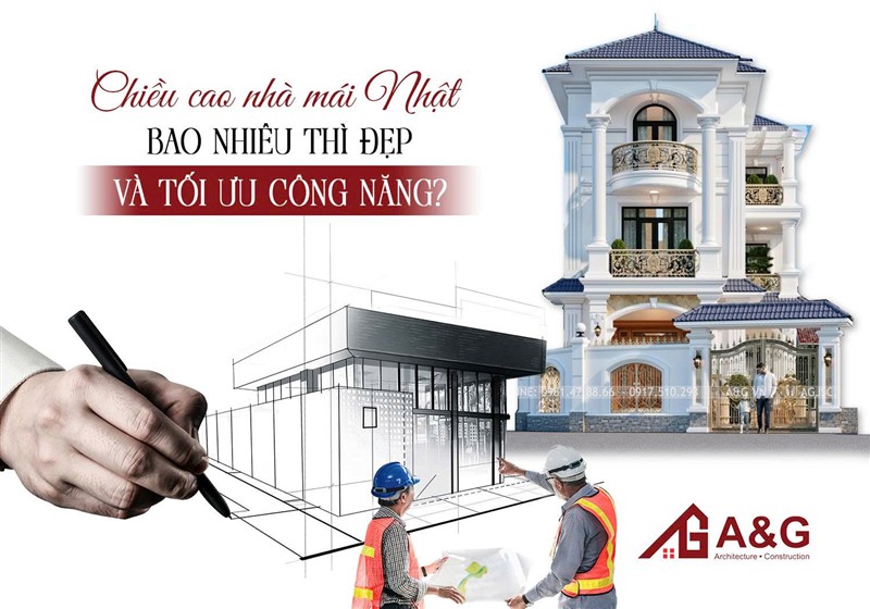 Chiều cao nhà mái nhật bao nhiêu thì đẹp và tối ưu công năng?