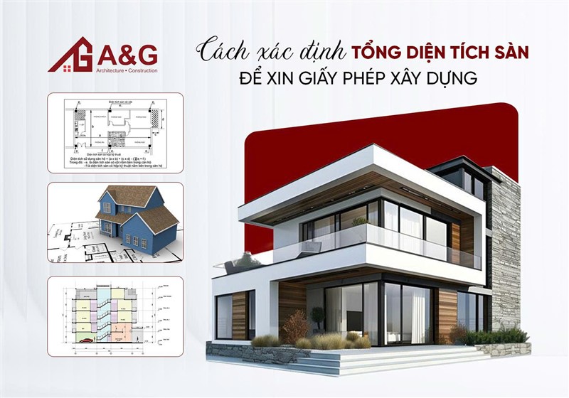 Cách xác định tổng diện tích sàn để xin giấy phép xây dựng