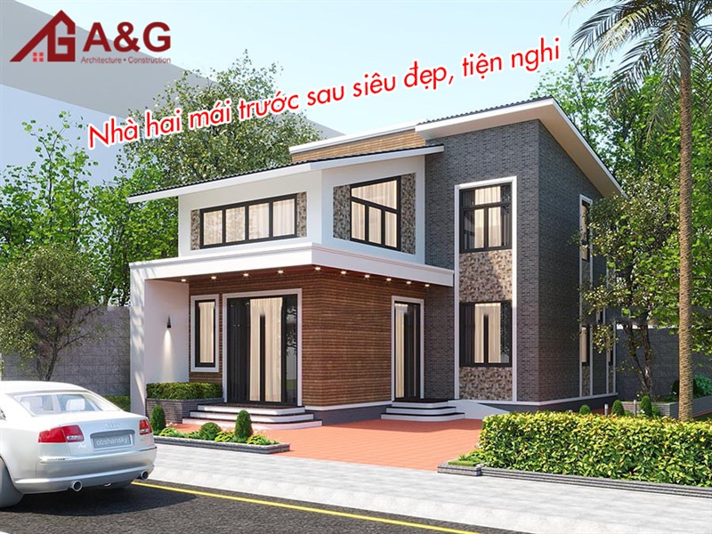 Tất tần tật về phong thủy nhà 2 mái trước sau bạn nên biết