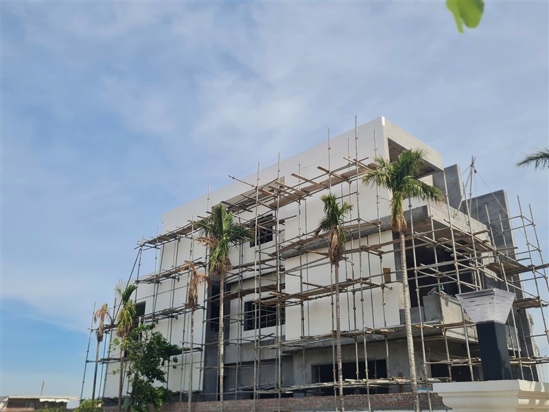 Quy trình thi công sơn ngoại thất ngôi nhà gồm những gì?