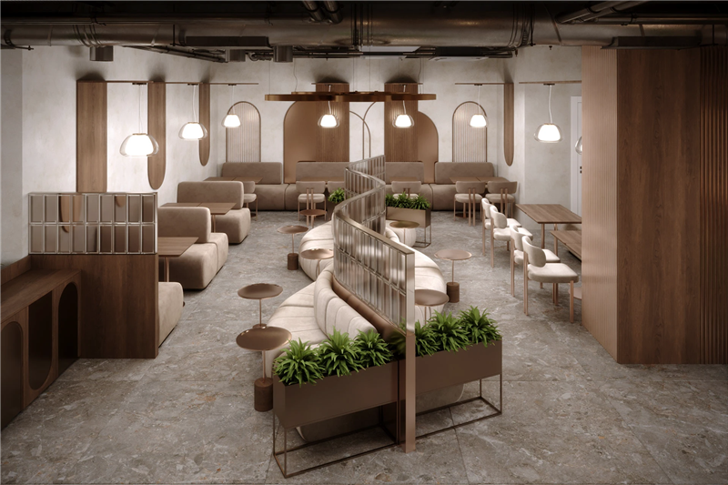 Xu hướng thiết kế kiến trúc nhà hàng sang trọng, độc đáo năm 2025