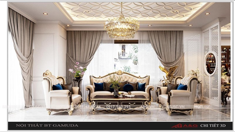 Ý tưởng thiết kế nội thất biệt thự Gamuda sang trọng dẫn đầu xu hướng 2026