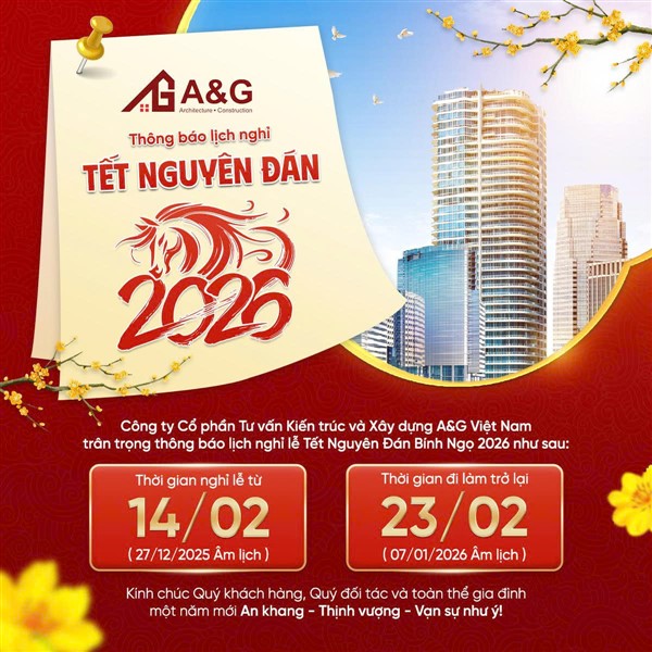 THÔNG BÁO LỊCH NGHỈ TẾT NGUYÊN ĐÁN BÍNH NGỌ 2026