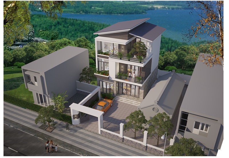 Nhà 2 mái trước sau là gì? Những lưu ý quan trọng khi thiết kế