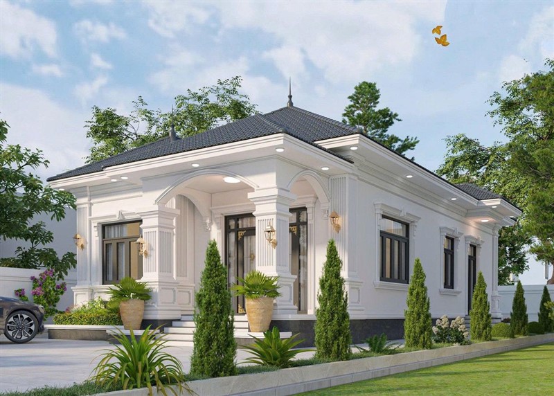 Xây nhà mái Thái nên thiết kế đua ra bao nhiêu là đẹp