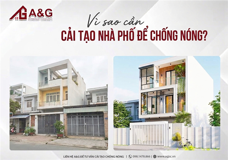 Giải pháp chống nóng hiệu quả cho nhà phố khi cải tạo