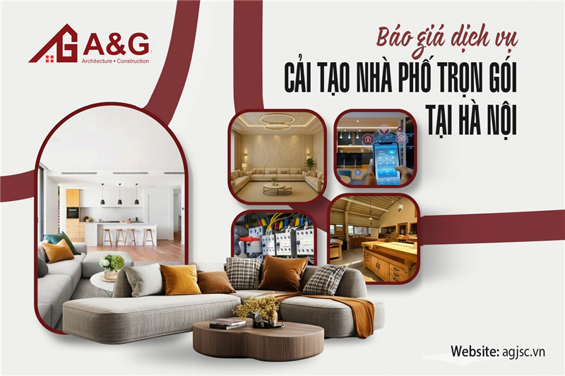 Báo giá dịch vụ cải tạo nhà phố trọn gói tại Hà Nội