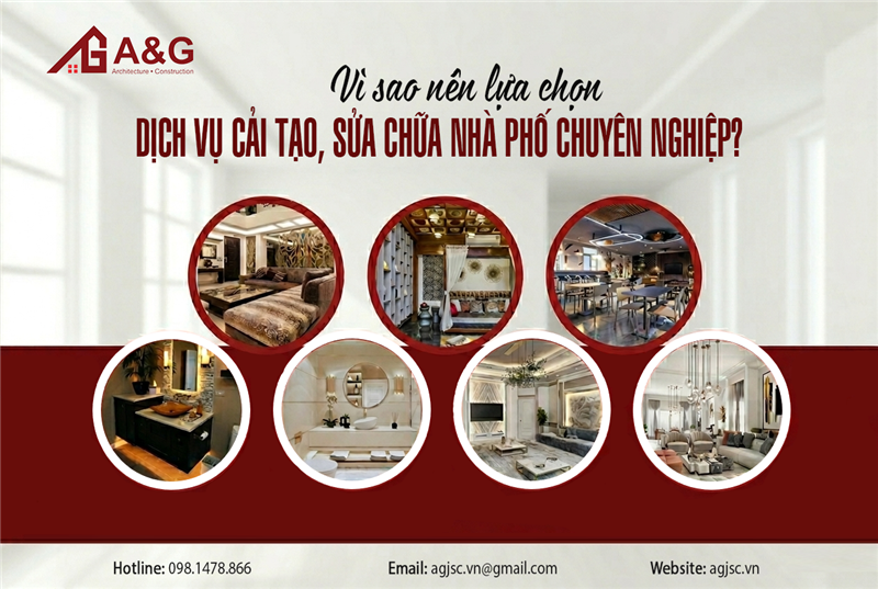 Vì sao nên lựa chọn dịch vụ cải tạo, sửa chữa nhà phố chuyên nghiệp?
