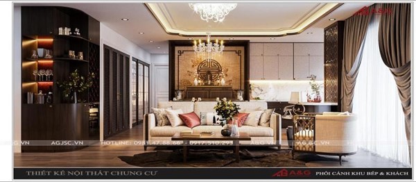 THIẾT KẾ NỘI THẤT CHUNG CƯ NAM TRUNG YÊN 1