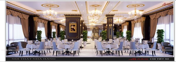 THIẾT KẾ THI CÔNG NỘI THẤT NHÀ HÀNG