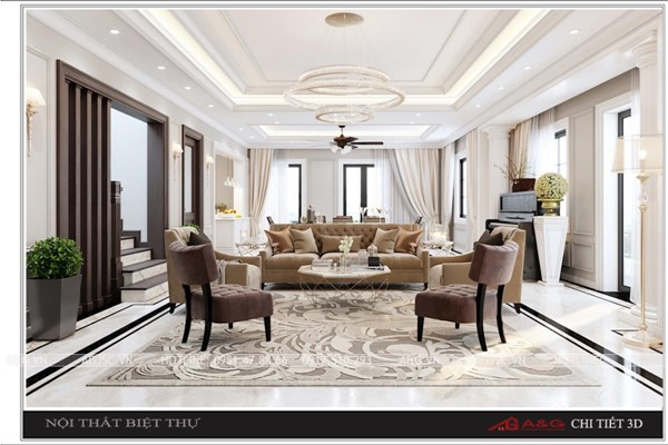 THIẾT KẾ THI CÔNG NỘI THẤT BIỆT THỰ VINHOME SƠN LA