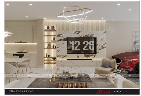 THIẾT KẾ THI CÔNG NHÀ PHỐ 03 TẦNG (MS LÝ)