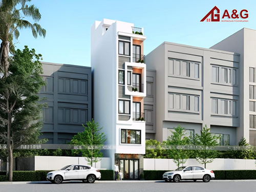 THIẾT KẾ NHÀ PHỐ 05 TẦNG GIẢNG VÕ