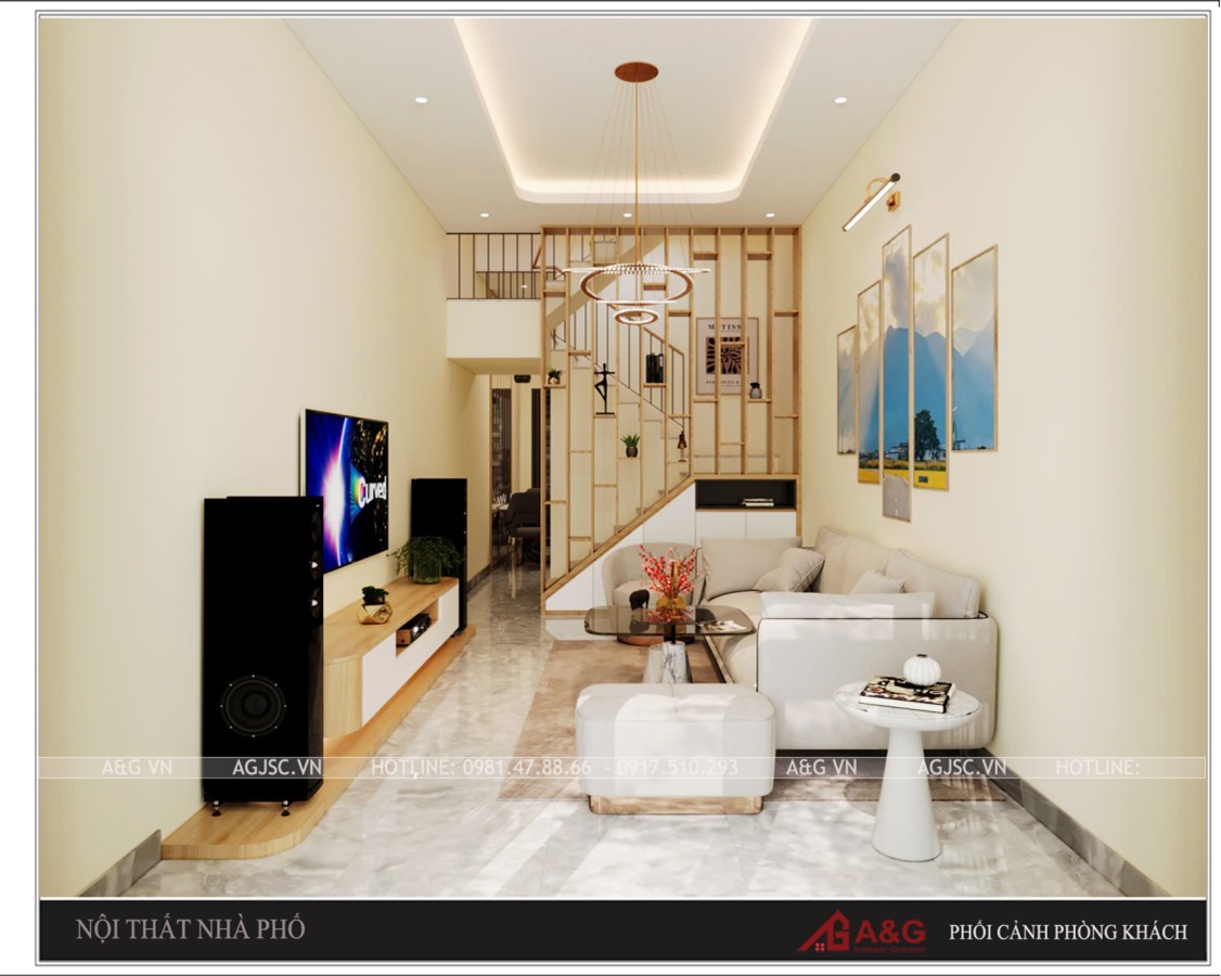 THIẾT KẾ NỘI THẤT NHÀ PHỐ NGỌC KHÁNH (MS LAN)