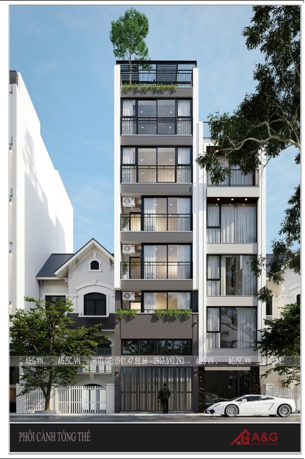 Thiết kế căn hộ Apartment Phú Thượng – Tây Hồ