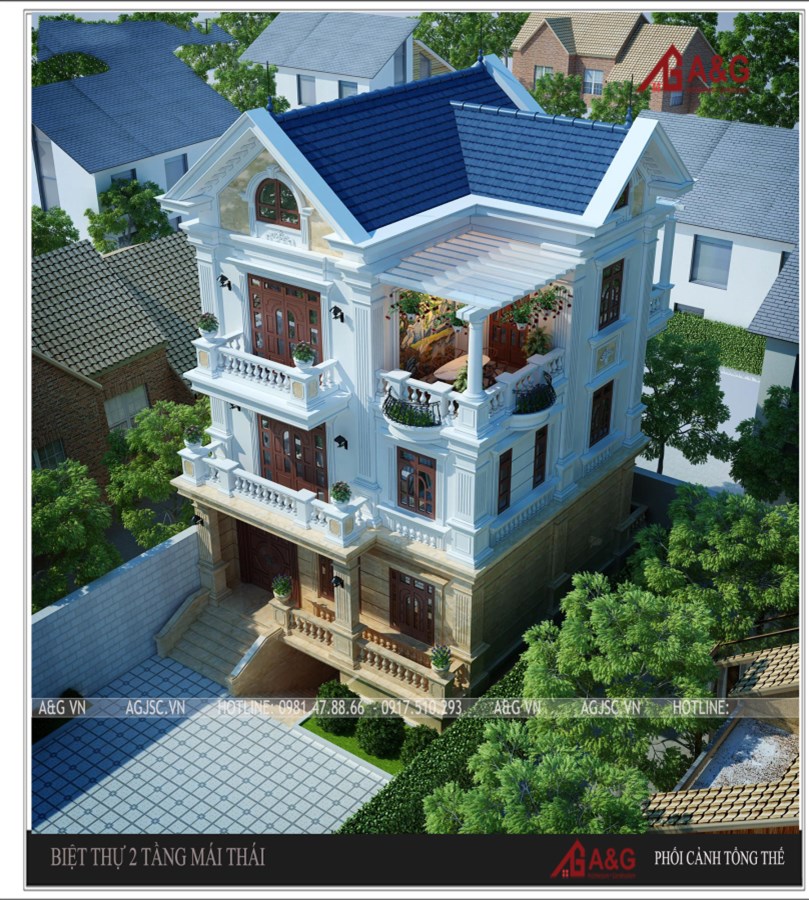 Nhà thầu xây biệt thự trọn gói - Đẳng cấp và sang trọng