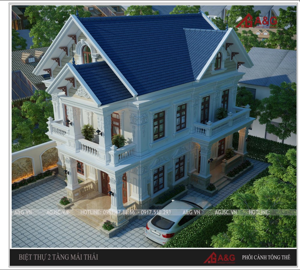 Nhà thầu xây biệt thự trọn gói - Đẳng cấp và sang trọng