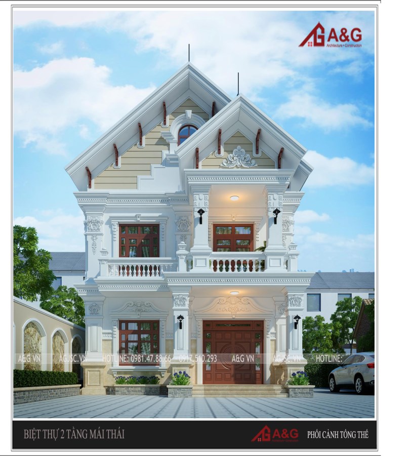 Nhà thầu xây biệt thự trọn gói - Đẳng cấp và sang trọng