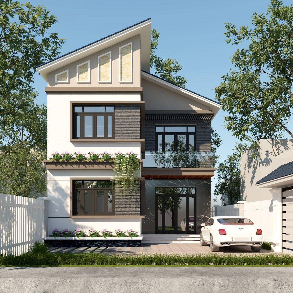 Tất tần tật về phong thủy nhà 2 mái trước sau bạn nên biết