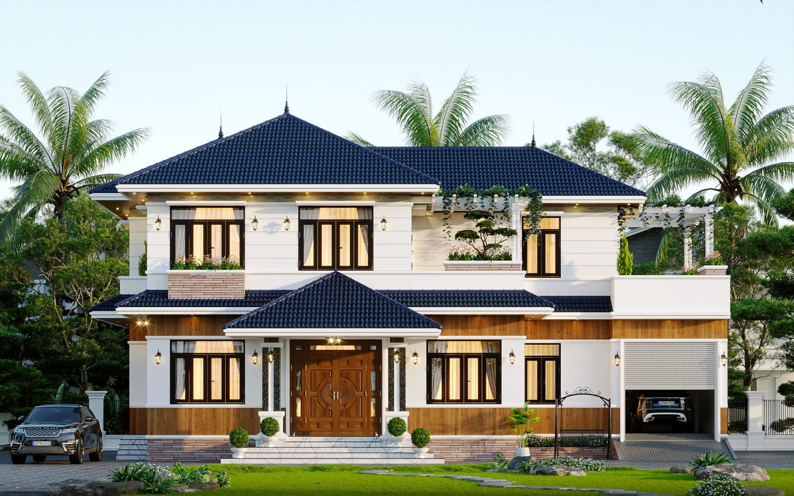 Dịch vụ thiết kế biệt thự hiện đại sang trọng, tiện nghi