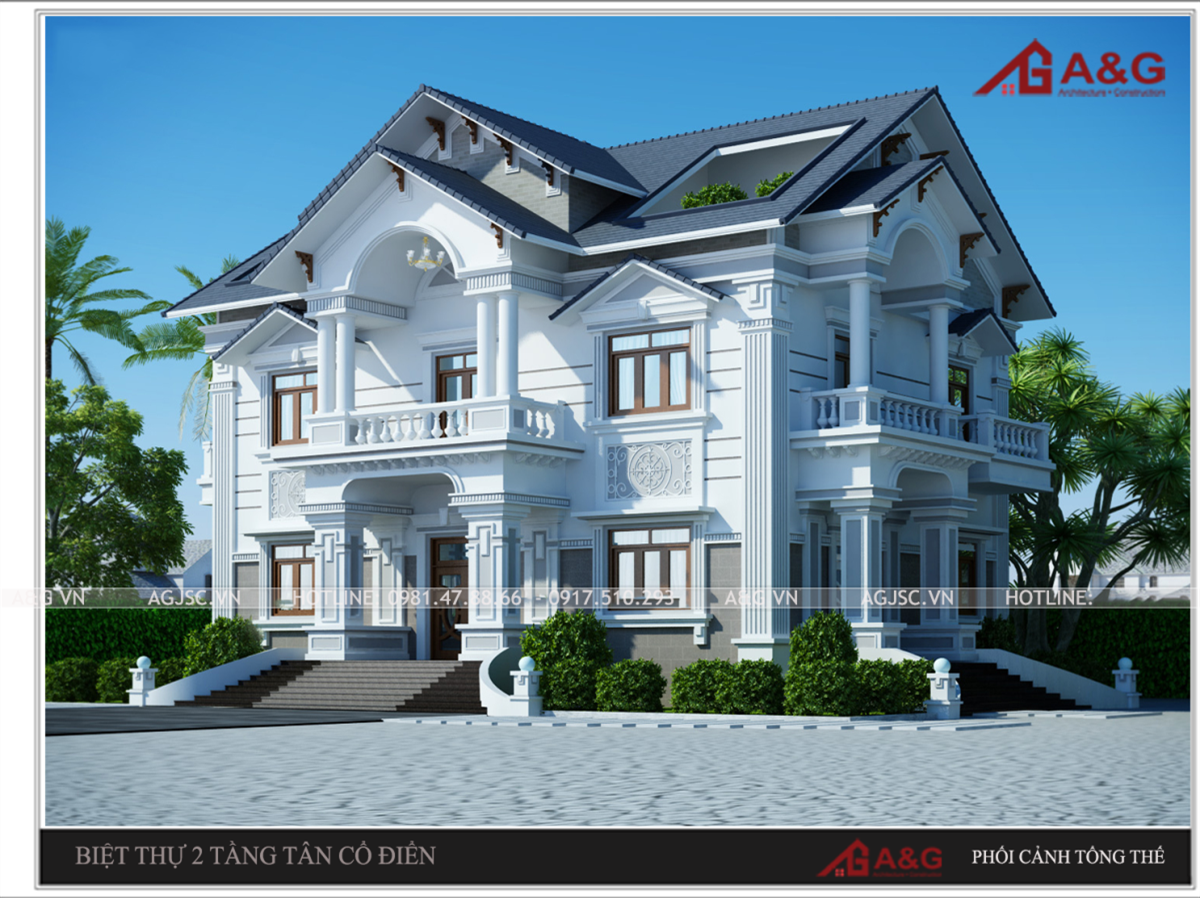 Nhà thầu xây biệt thự trọn gói - Đẳng cấp và sang trọng