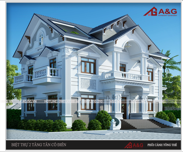 Nhà thầu xây biệt thự trọn gói - Đẳng cấp và sang trọng