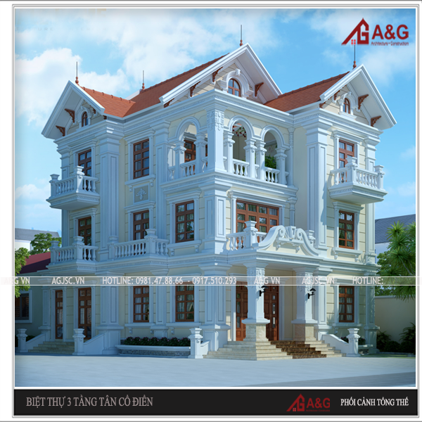 Nhà thầu xây biệt thự trọn gói - Đẳng cấp và sang trọng