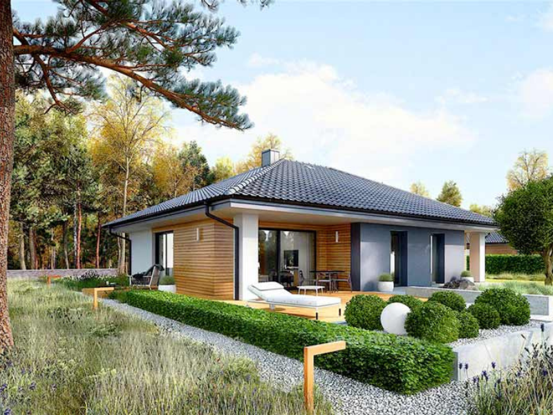 Tổng hợp mẫu nhà 1 tầng 2 phòng ngủ 100m² đẹp kèm dự toán chi phí 2025