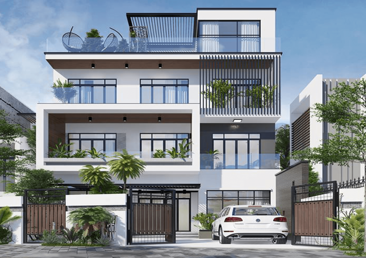 Dịch vụ thiết kế biệt thự hiện đại sang trọng, tiện nghi