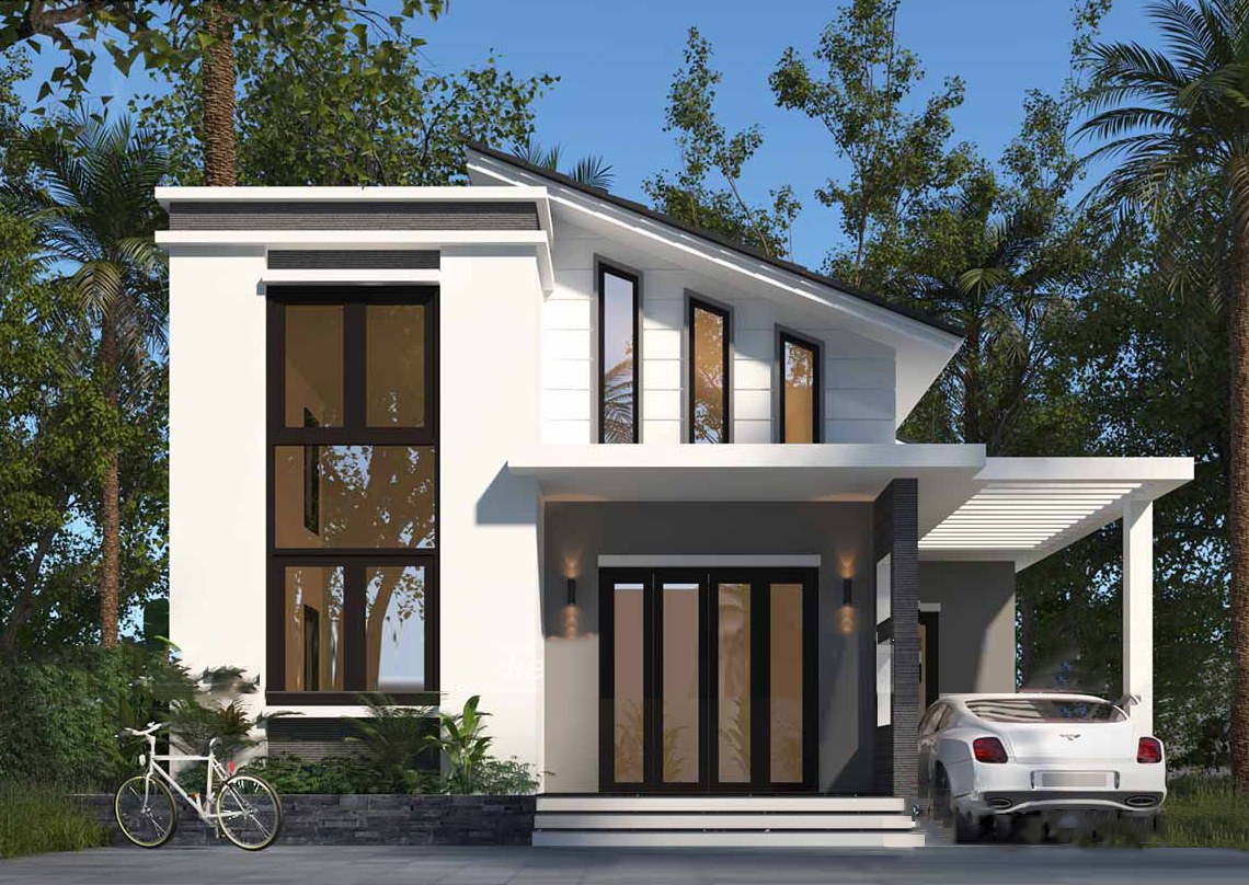 50 mẫu nhà cấp 4 gác lửng đẹp, tiết kiệm chi phí xây dựng