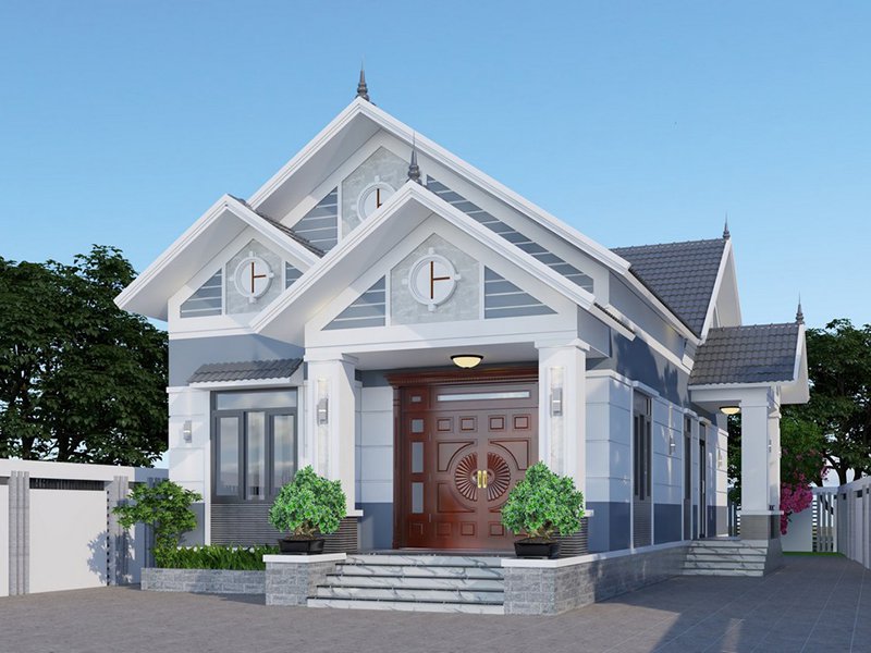 Những mẫu nhà cấp 4 mái Thái đẹp và được ưa chuộng nhất năm 2024