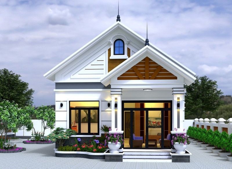 50 mẫu nhà cấp 4 gác lửng đẹp, tiết kiệm chi phí xây dựng