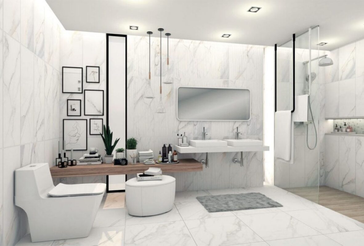Bí quyết thiết kế phòng tắm tân cổ điển đẹp chuẩn châu Âu