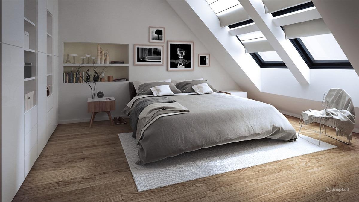 Gợi ý 30 thiết kế phòng ngủ gác mái vừa đẹp vừa mát mẻ