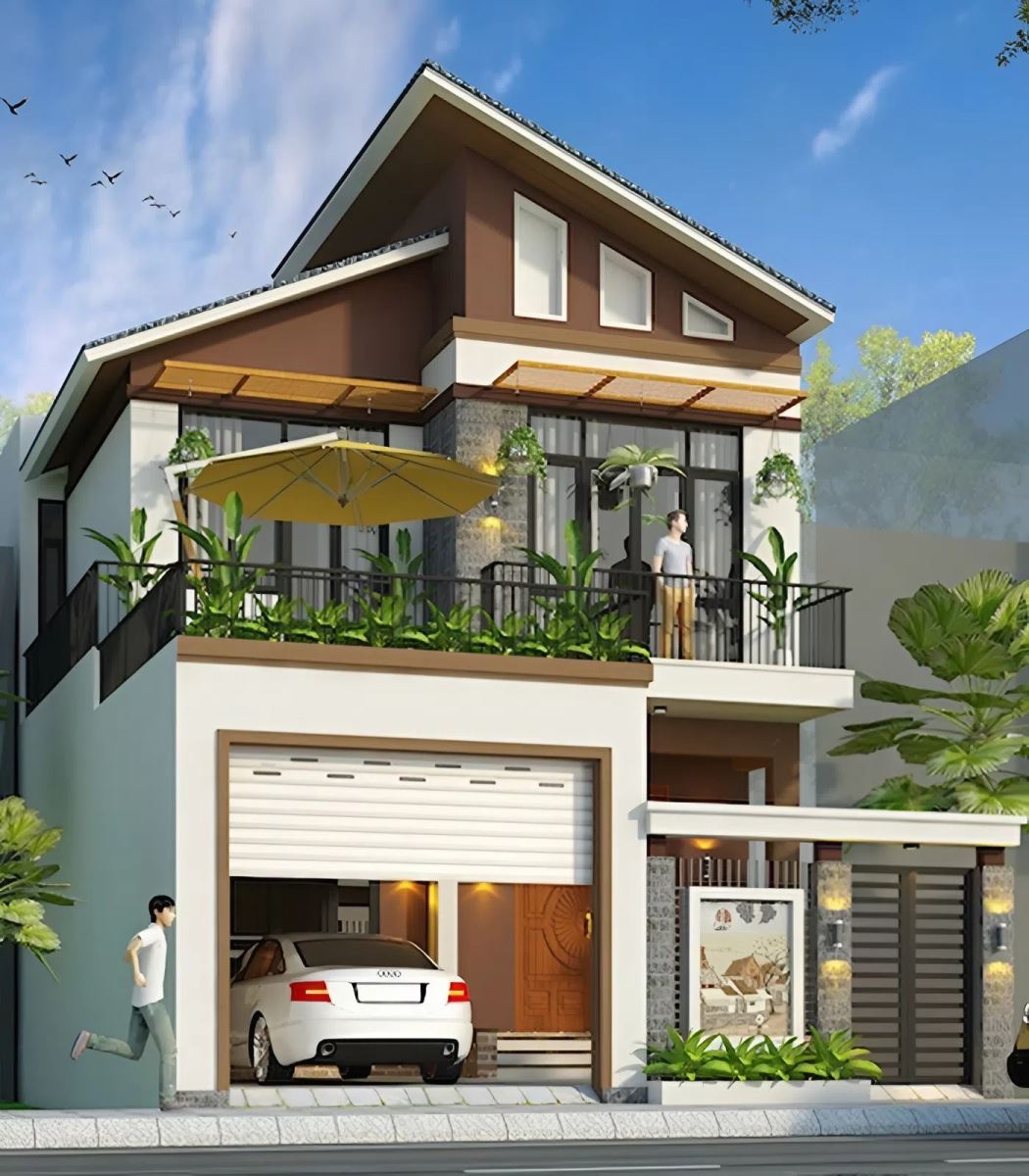 Tất tần tật về phong thủy nhà 2 mái trước sau bạn nên biết