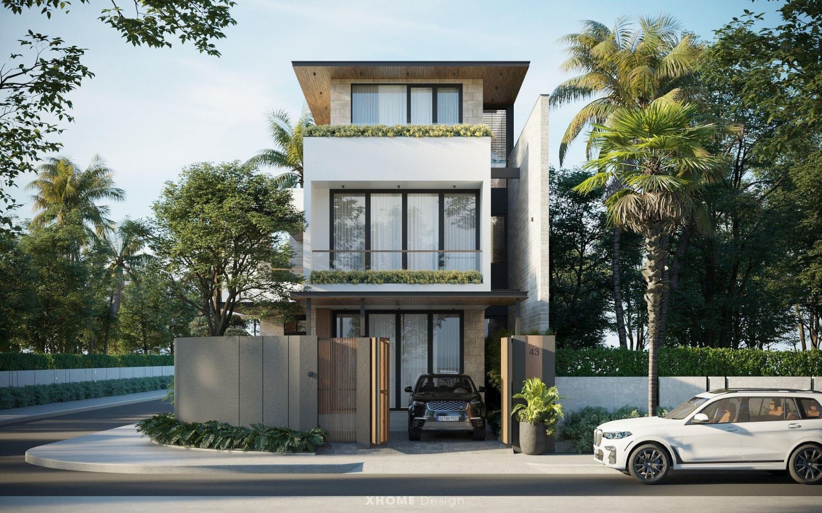 Dịch vụ thiết kế biệt thự hiện đại sang trọng, tiện nghi