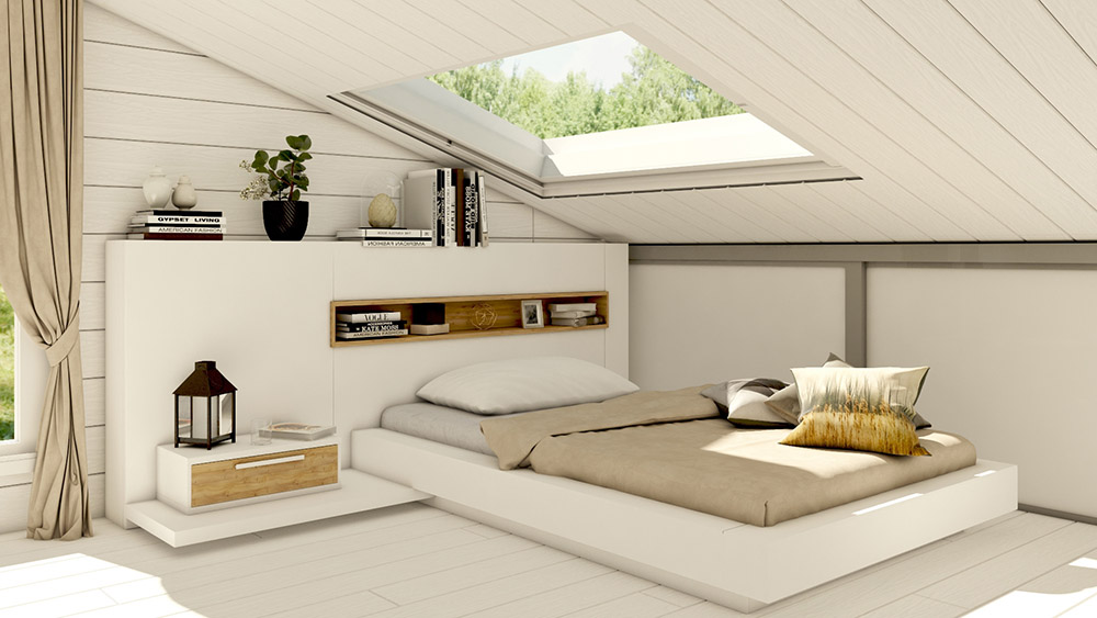 Gợi ý 30 thiết kế phòng ngủ gác mái vừa đẹp vừa mát mẻ