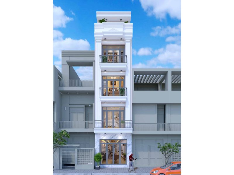 Chi phí thực tế để xây dựng nhà 5 tầng 50m² là bao nhiêu?