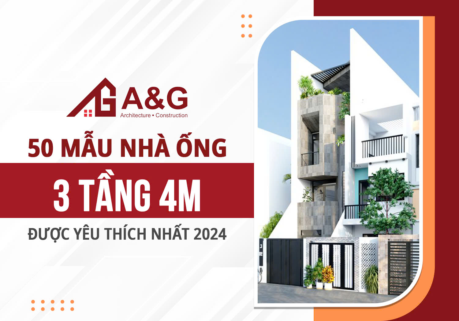 50+ Mẫu nhà ống 3 tầng 4m được yêu thích nhất 2024